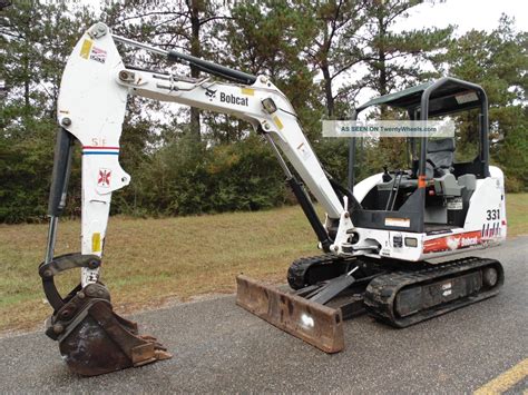 bobcat 331 mini excavator bucket|bobcat mini excavator 331 specs.